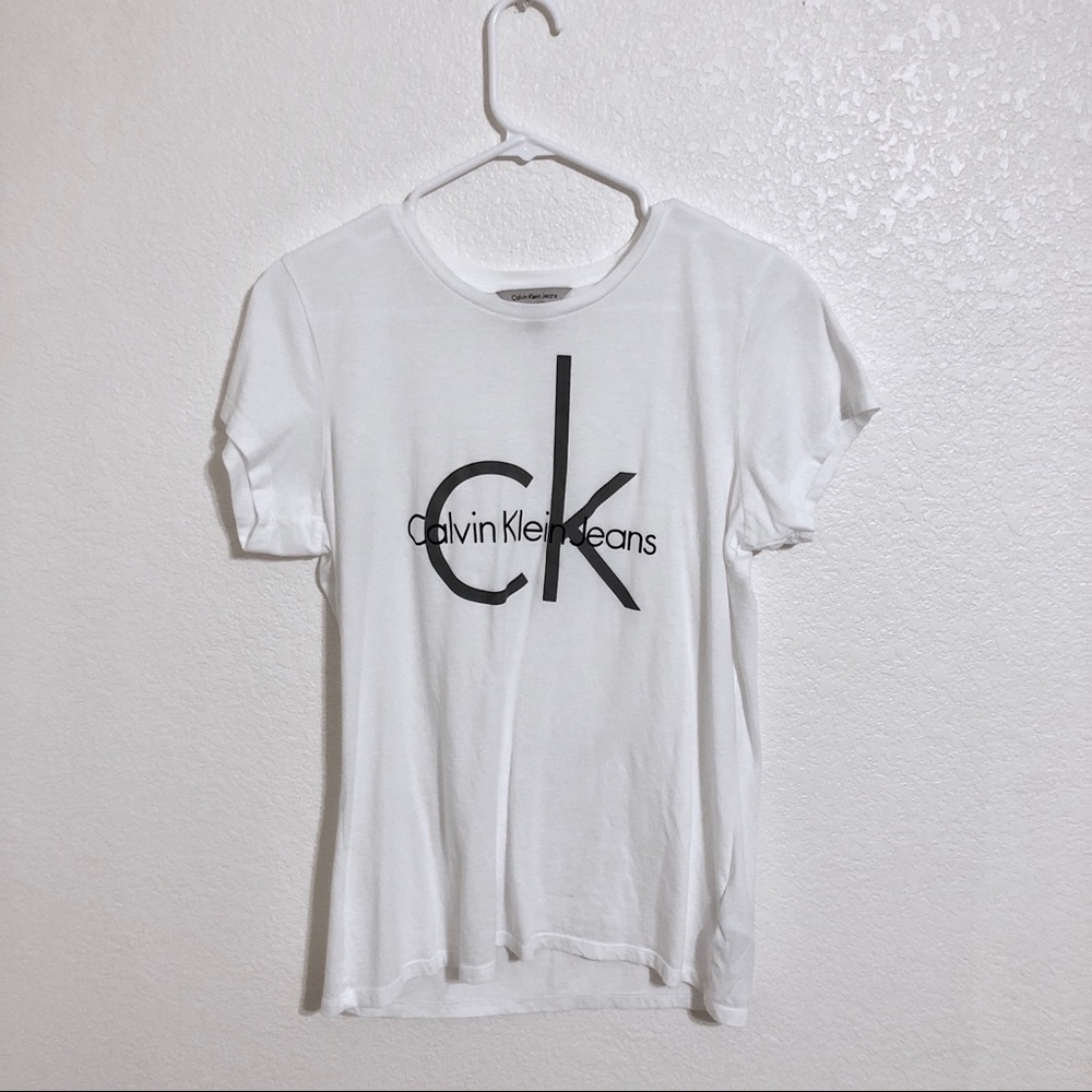 Calvin Klein - White Logo Tee T-shirt